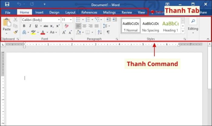 tổ hợp các phím tắt truy cập nhanh thanh công cụ