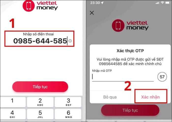 cách đăng ký dễ dàng ứng dụng Viettel Money