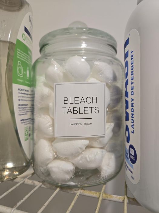 A jar with a label