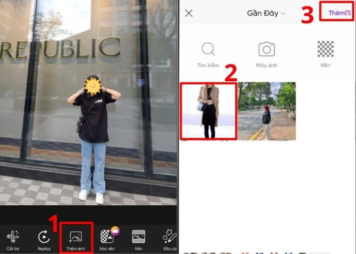 Ghép ảnh với người nổi tiếng