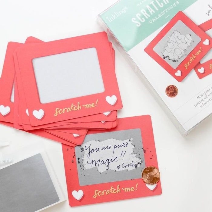 the sketch notes in shades of red and silver