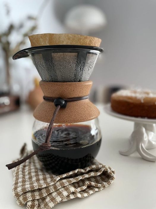 the glass coffee carafe