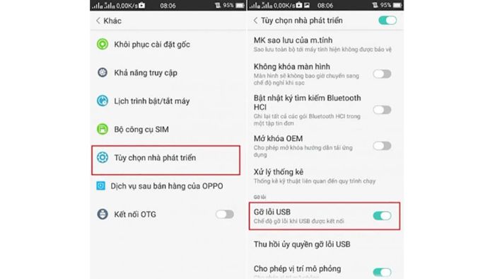 Chọn Cài đặt → Nhấn Giới thiệu điện thoại