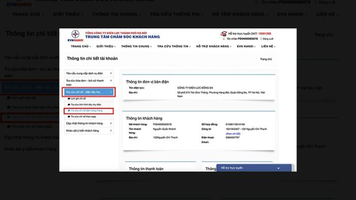 Trên giao diện chính của website, bạn sẽ tìm thấy thông tin cần thiết.