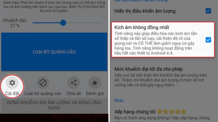 Cân chỉnh âm thanh tần số thấp