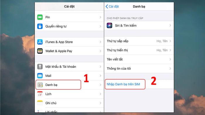 Đối với iPhone
