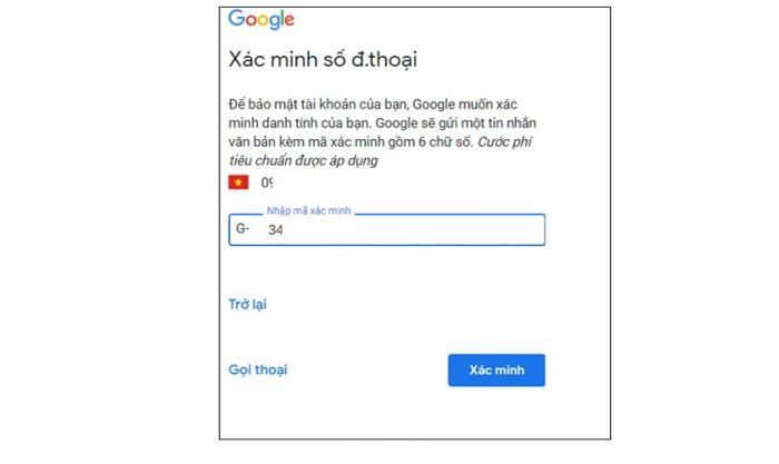 Cập nhật đầy đủ các thông tin cá nhân cần thiết.