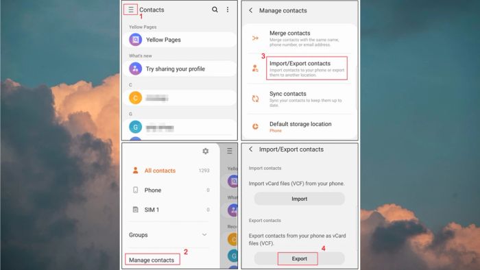 Đối với Samsung và các dòng Android khác