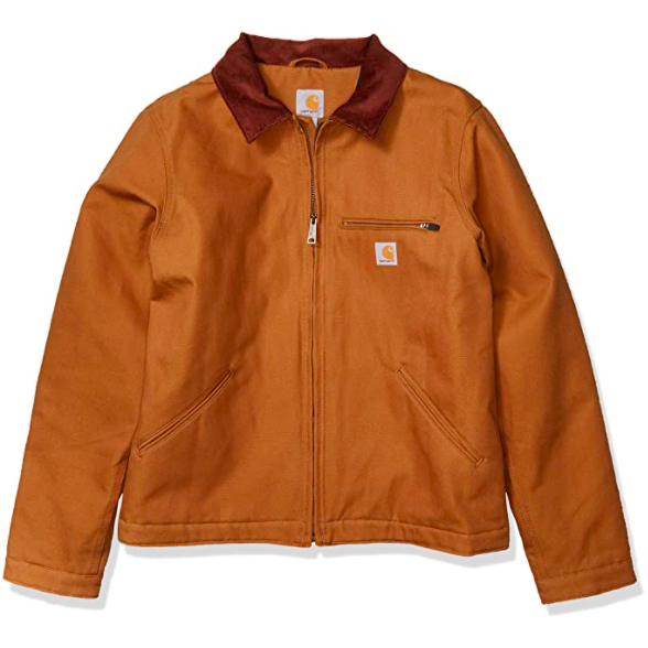The Carhartt Detroit jacket in brown.