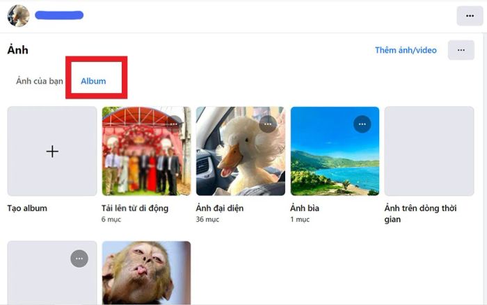 Cách ẩn album ảnh trên Facebook