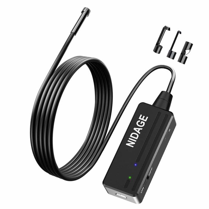A flexible wire and camera tool that lets them investigate hidden spaces with ease.