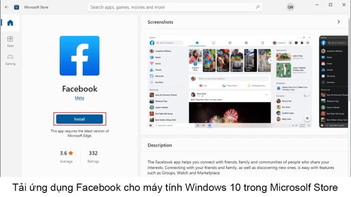 Máy tính sử dụng hệ điều hành Windows 10 trở lên