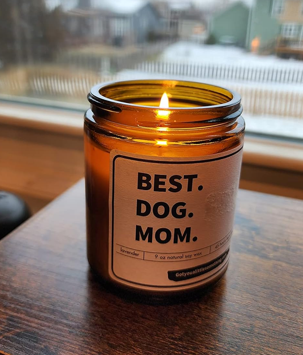 Reviewer’s lit candle glowing in the dark