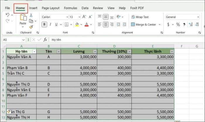 Xoá các ô không sử dụng trong Excel, giải quyết vấn đề file Excel bị chậm.