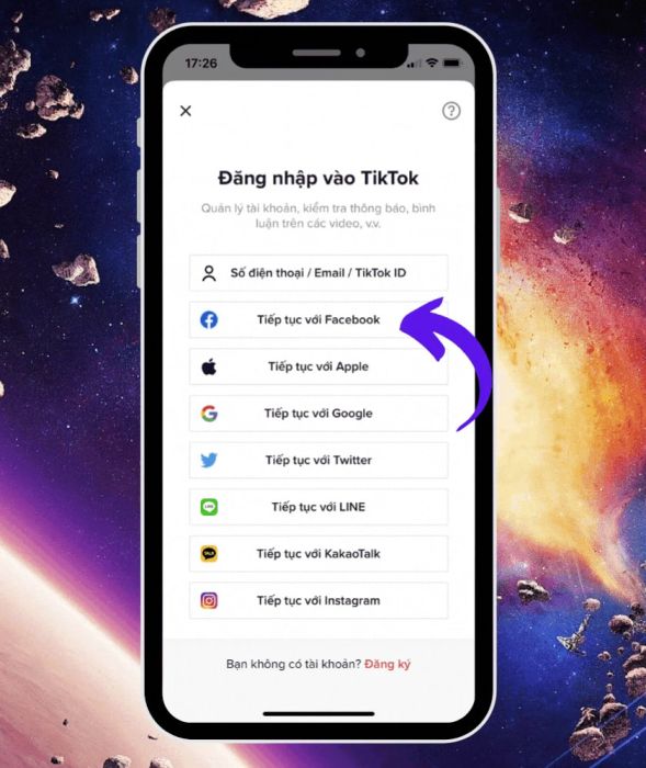 Hướng dẫn đăng nhập TikTok