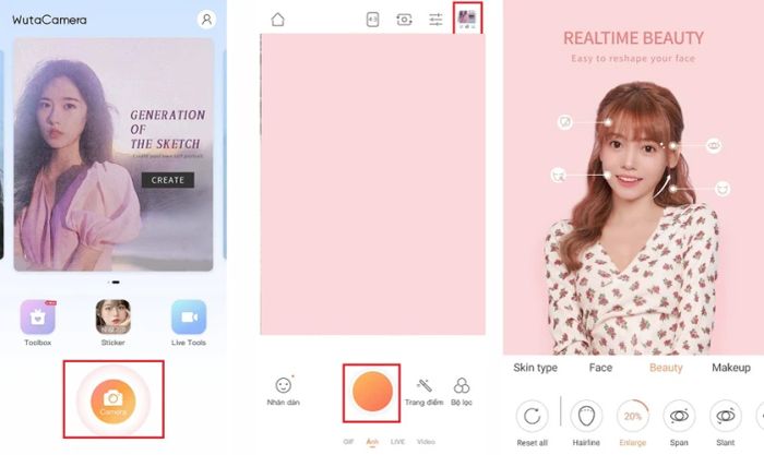 Hướng dẫn cách chỉnh sửa ảnh với ứng dụng Wuta Camera.