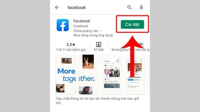 Hướng dẫn tải Facebook cho điện thoại Android một cách chi tiết