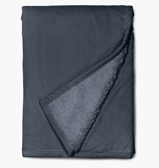 The blanket in a rich
