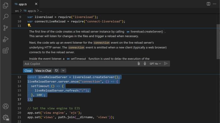 Hướng dẫn cài đặt Github Copilot bước 3 (Hình minh họa)