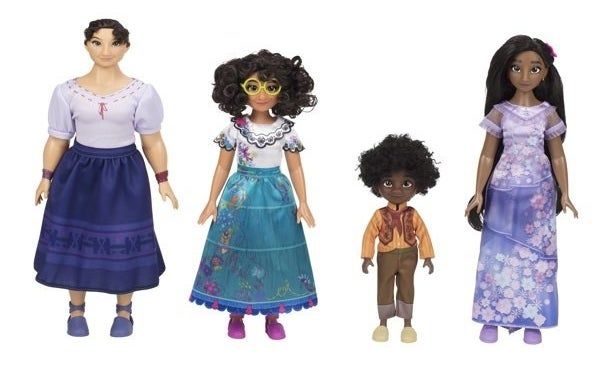Four dolls from the hit movie Encanto, perfect for your little one to bring the magic home.