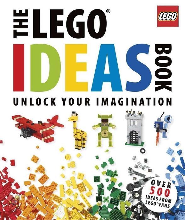 The <span>Lego Ideas Book</span>, packed with imaginative building suggestions for young creators.
