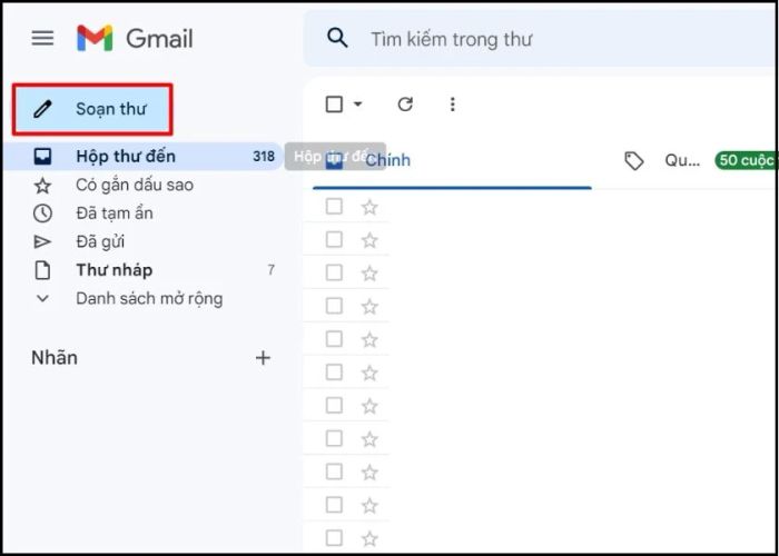 Hướng dẫn cách hẹn giờ gửi mail trên Gmail - bước 1