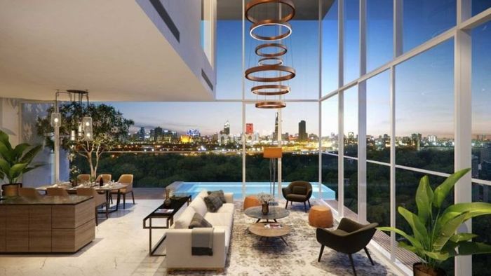 Căn hộ Duplex sở hữu tầm nhìn tuyệt đẹp, mang đến trải nghiệm sống đẳng cấp và sang trọng.