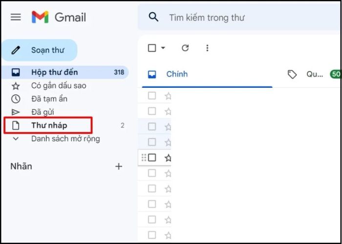 cách hủy lịch gửi thư đã đặt