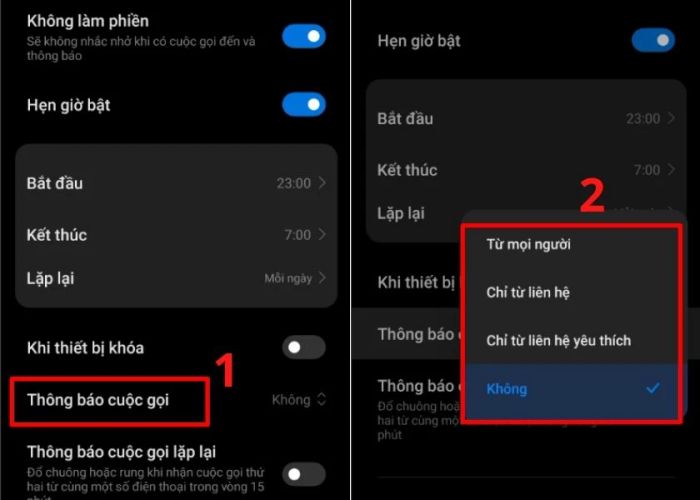 Hẹn giờ để bật chế độ này khi bạn cần.