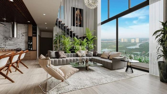 Căn hộ Duplex được tối ưu hóa với thiết kế không gian xanh, mang lại cảm giác gần gũi với thiên nhiên.