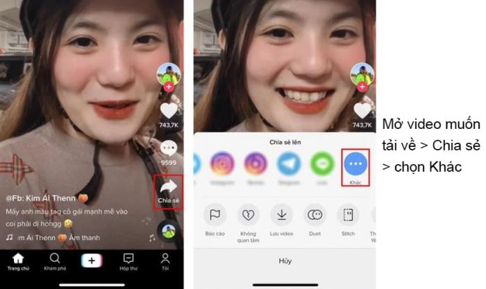 Hướng dẫn tải video TikTok không có logo trên iPhone