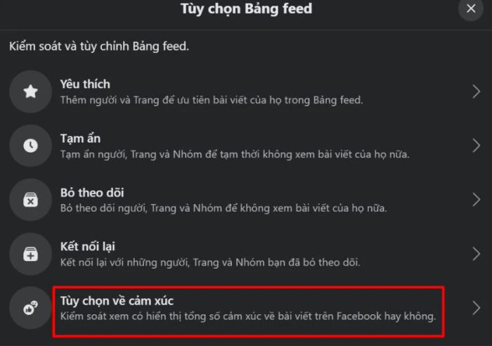 Hướng dẫn cách ẩn lượt like trên Facebook khi dùng máy tính.