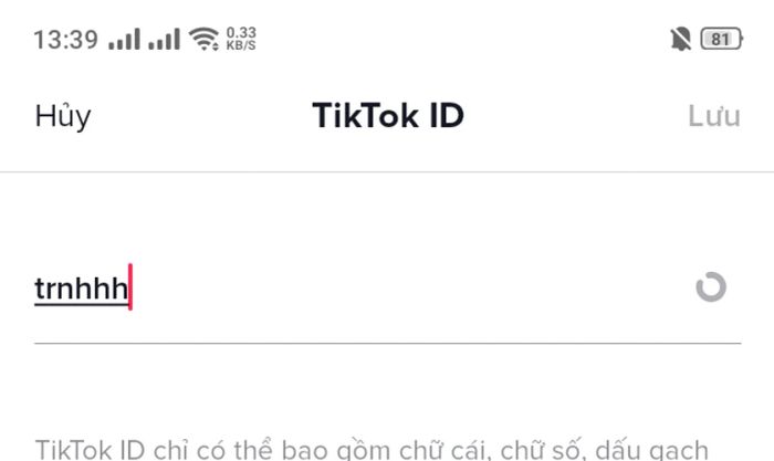 Hướng dẫn thay đổi tên tài khoản TikTok trên máy tính