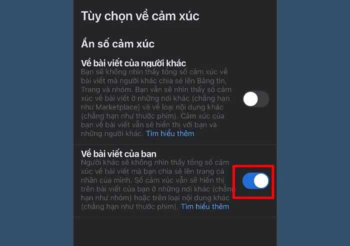 Hướng dẫn bật tính năng ẩn số like trên trang Facebook khi sử dụng điện thoại.