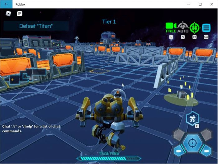 Giao diện chính của Roblox sẽ xuất hiện khi bạn đăng nhập thành công.