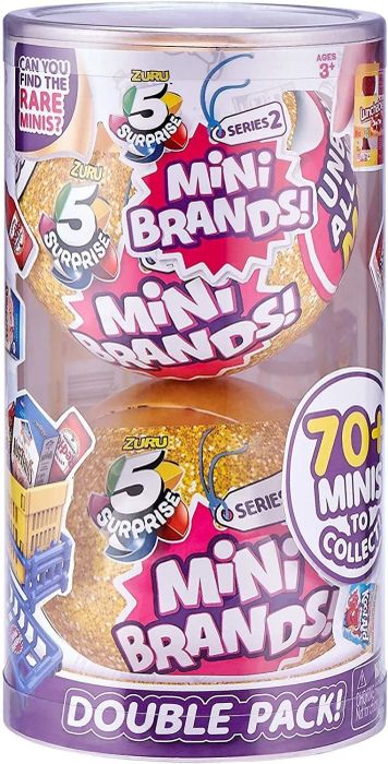 Two individually wrapped mystery balls in their packaging