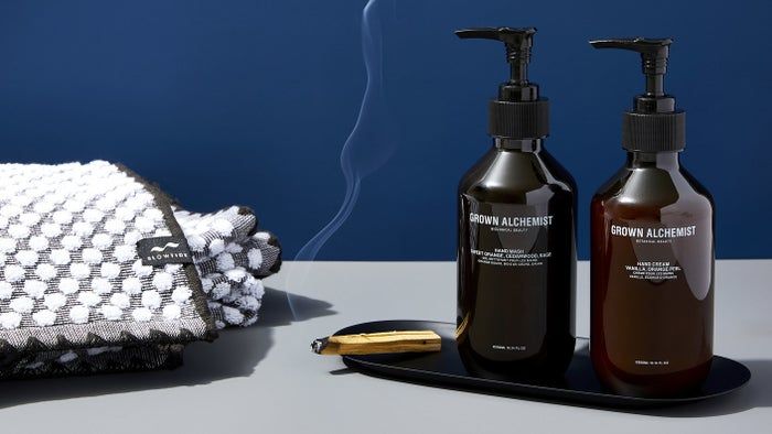 Products in a lifestyle setting