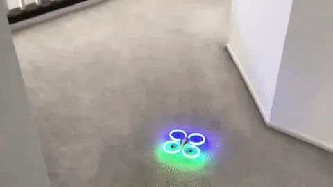A video of the drone taking off