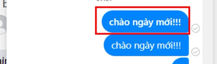 Hướng dẫn cách thực hiện trên Messenger.