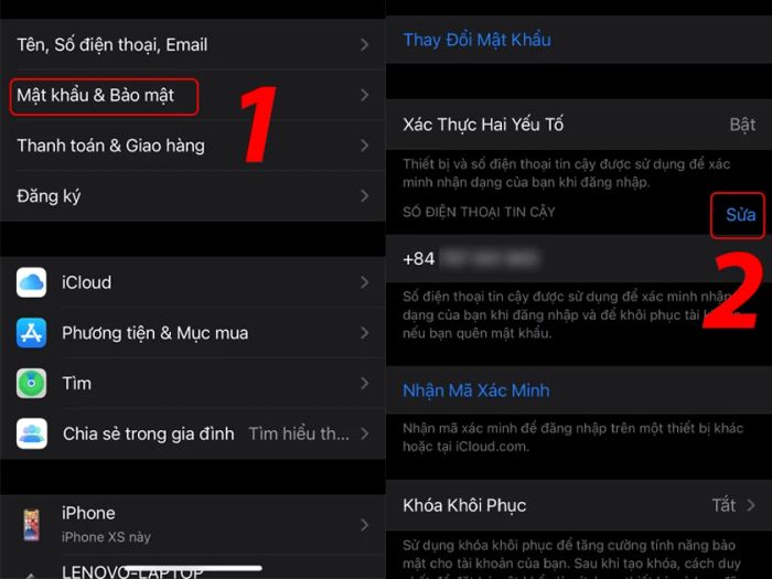 Cách đăng nhập iCloud trong trường hợp mất số điện thoại đăng ký