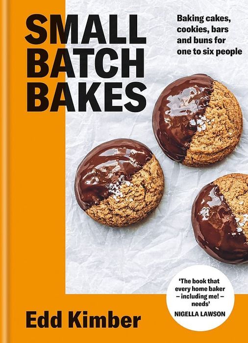 The cover of a book featuring cookies on its design.