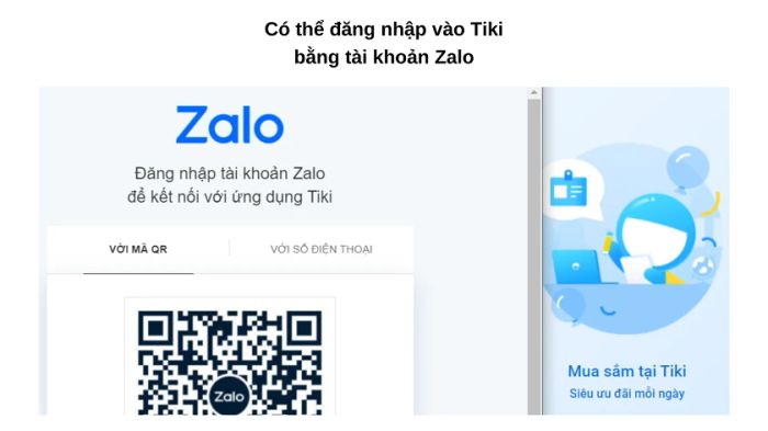 Tạo tài khoản Tiki