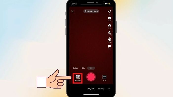cách chụp ảnh trên tiktok
