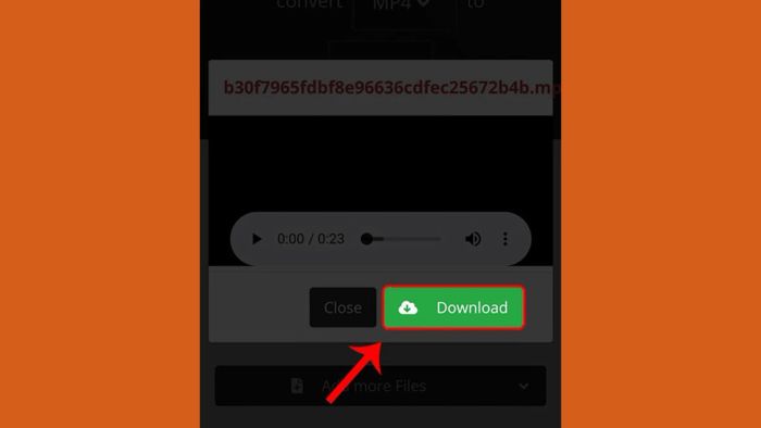 Tải nhạc từ TikTok qua website CloudConvert