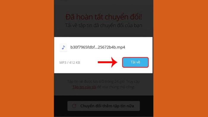 Cách tải nhạc từ TikTok qua website Convertio