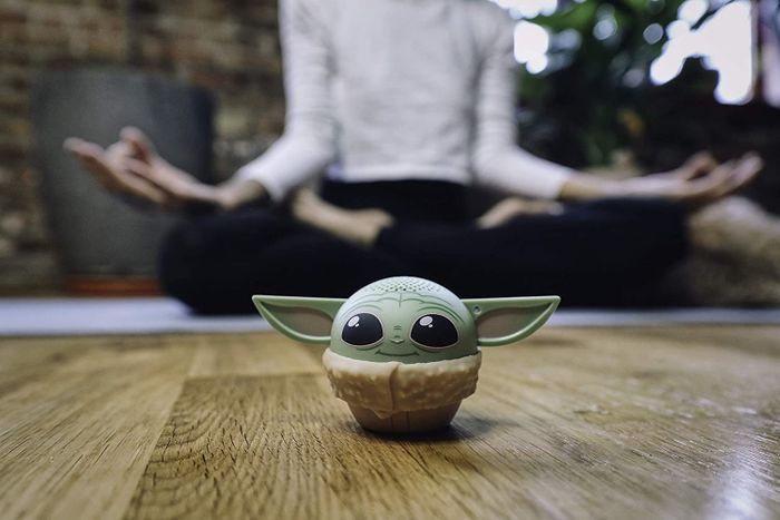 The adorable tiny Baby Yoda speaker.
