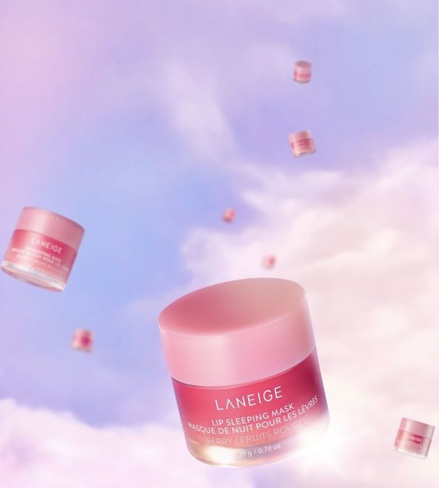A collection of small jars filled with lip mask