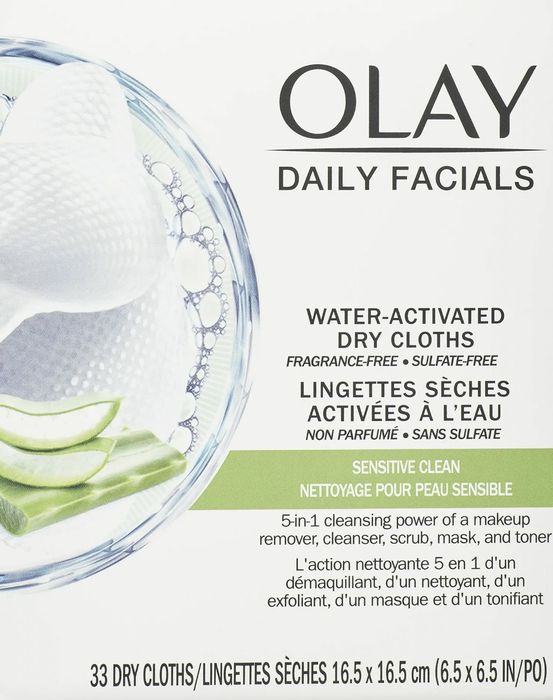 A pack of cleansing wipes