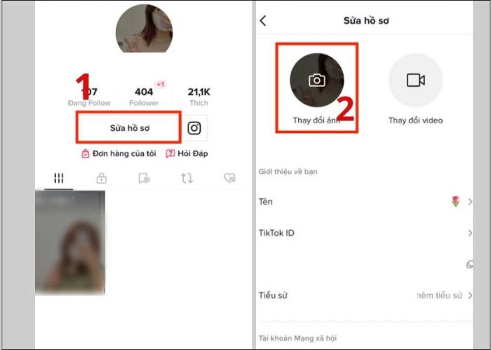 Cách tạo avatar trong suốt trên TikTok