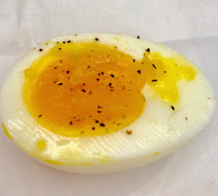 A perfectly cooked egg, just the way they like it.